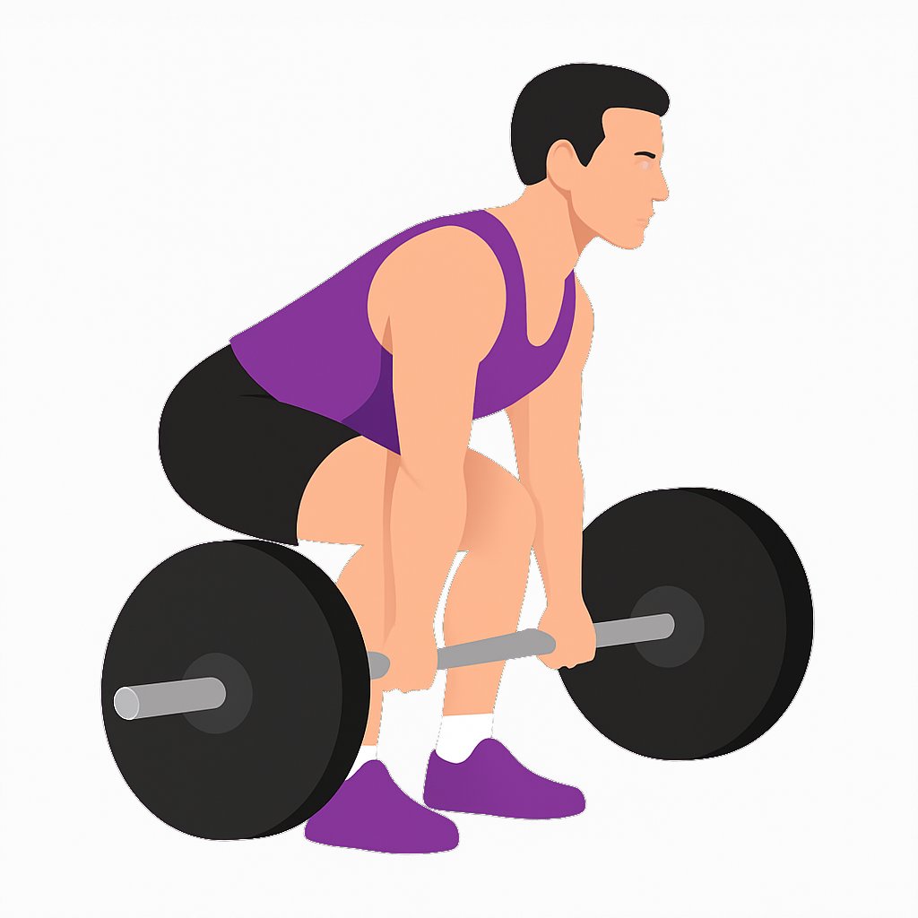 Illustration of the Paused Deadlift