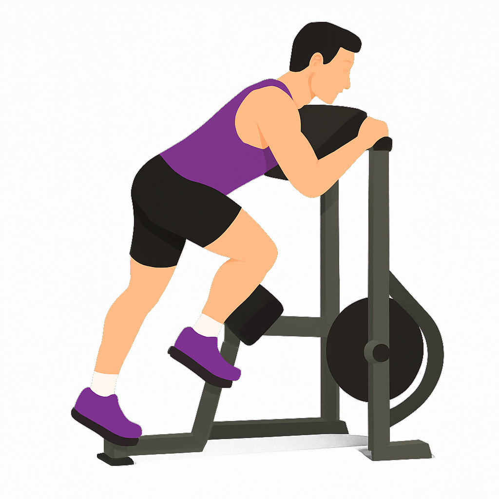 Illustration of the Pendulum Glute Kickback