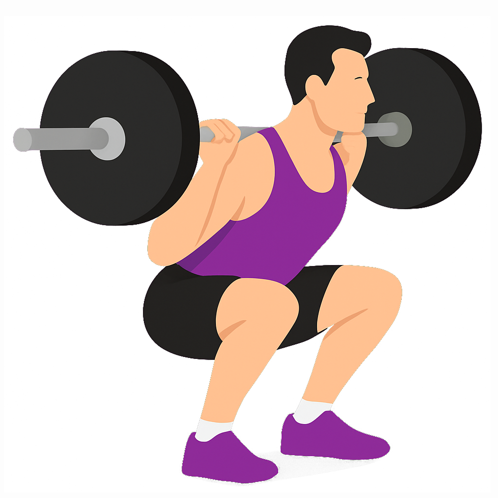 Illustration of the Pin Squat