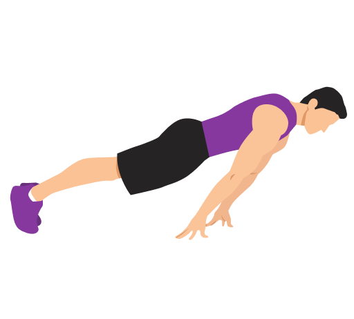 Illustration of the Planche Push-up