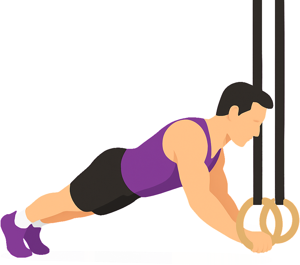 Illustration of the Ring Push-up