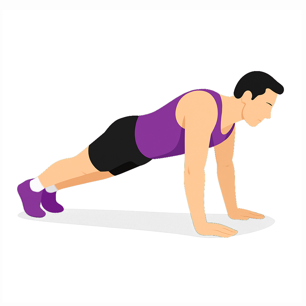 Illustration of the Scapular Push-up