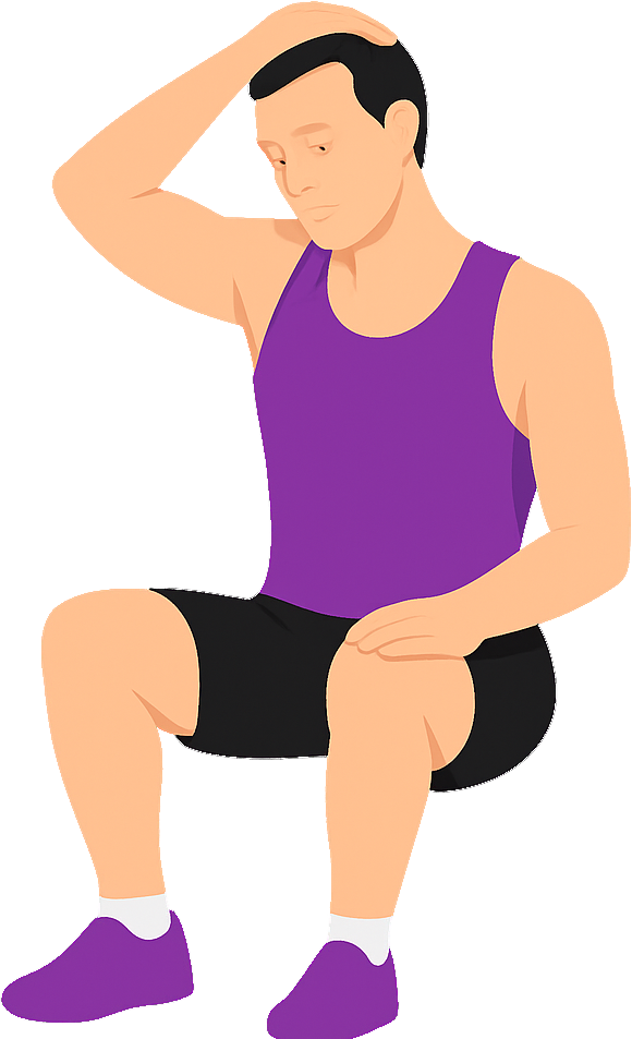 Illustration of the Seated Neck Stretch