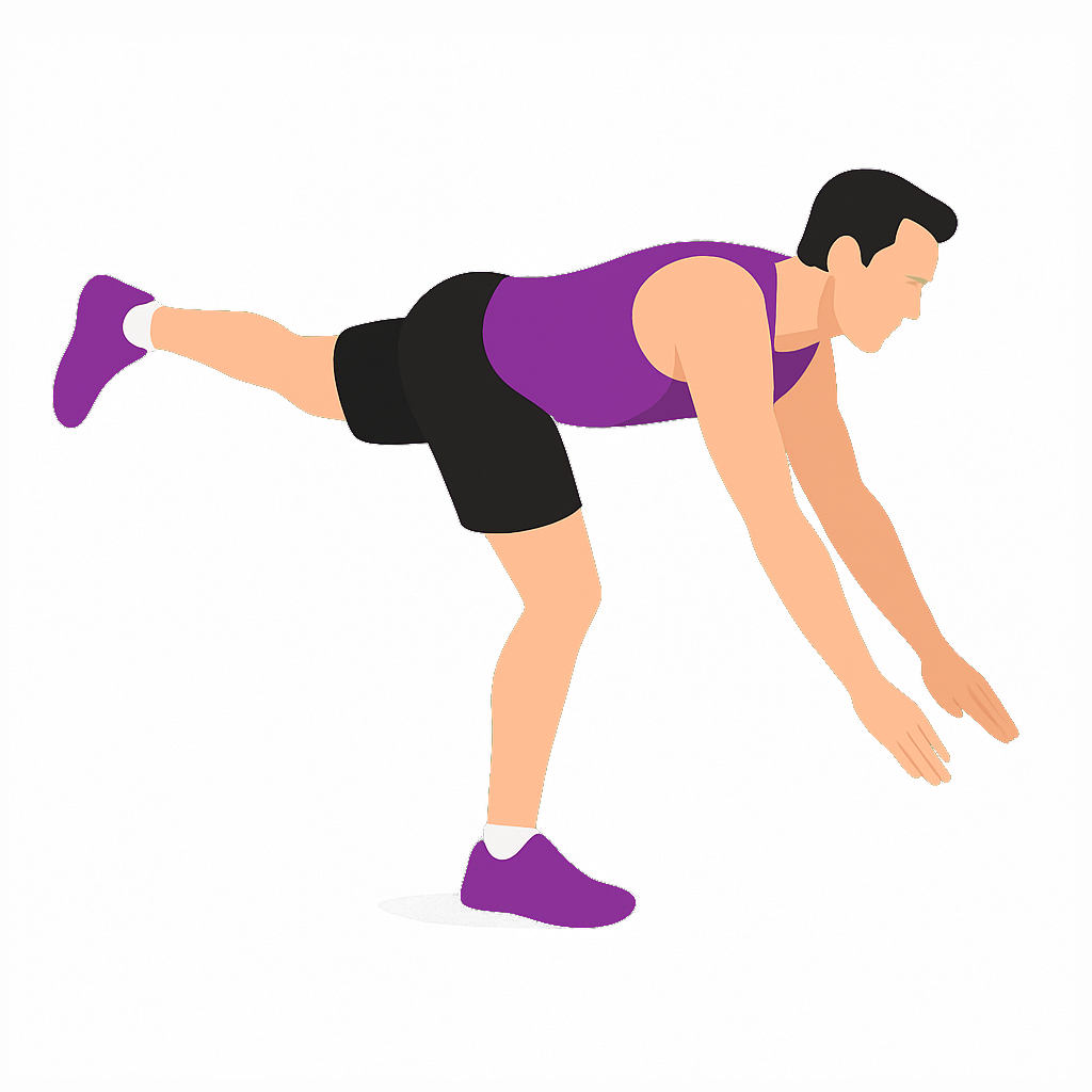 Illustration of the Single-leg Balance Reach