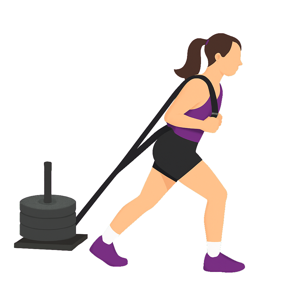 Illustration of the Sled Drag