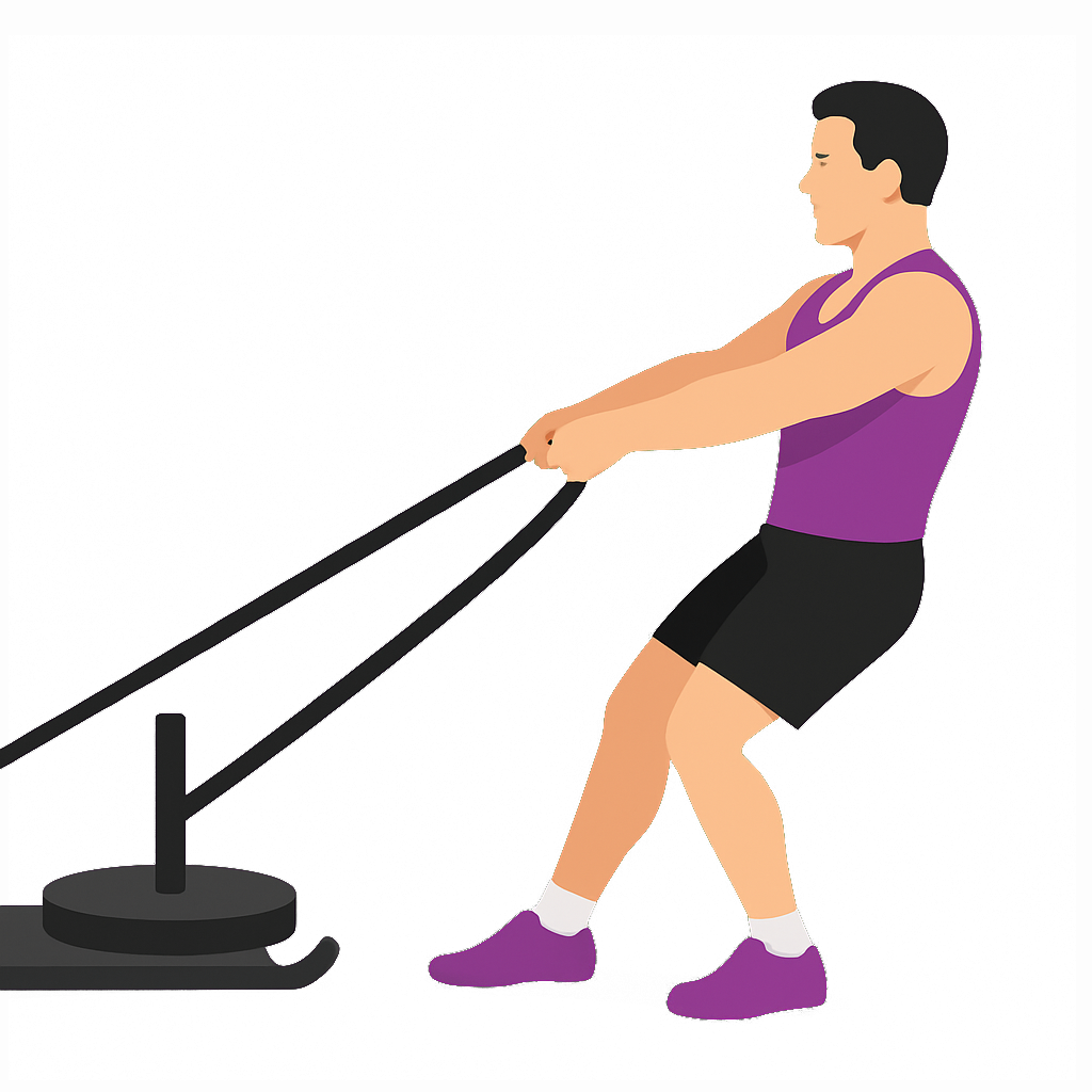 Illustration of the Sled Pull