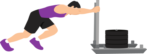 Illustration of the Sled Push