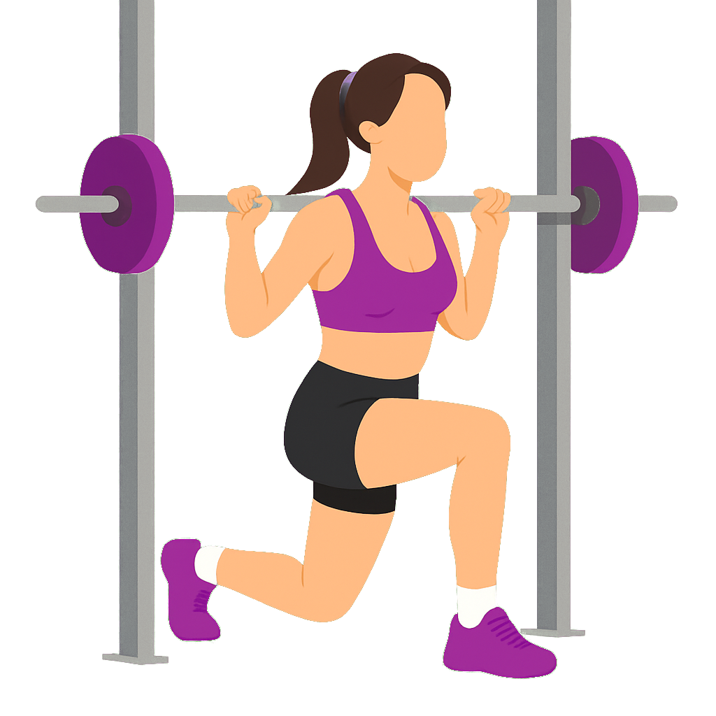 Illustration of the Smith Machine Lunge