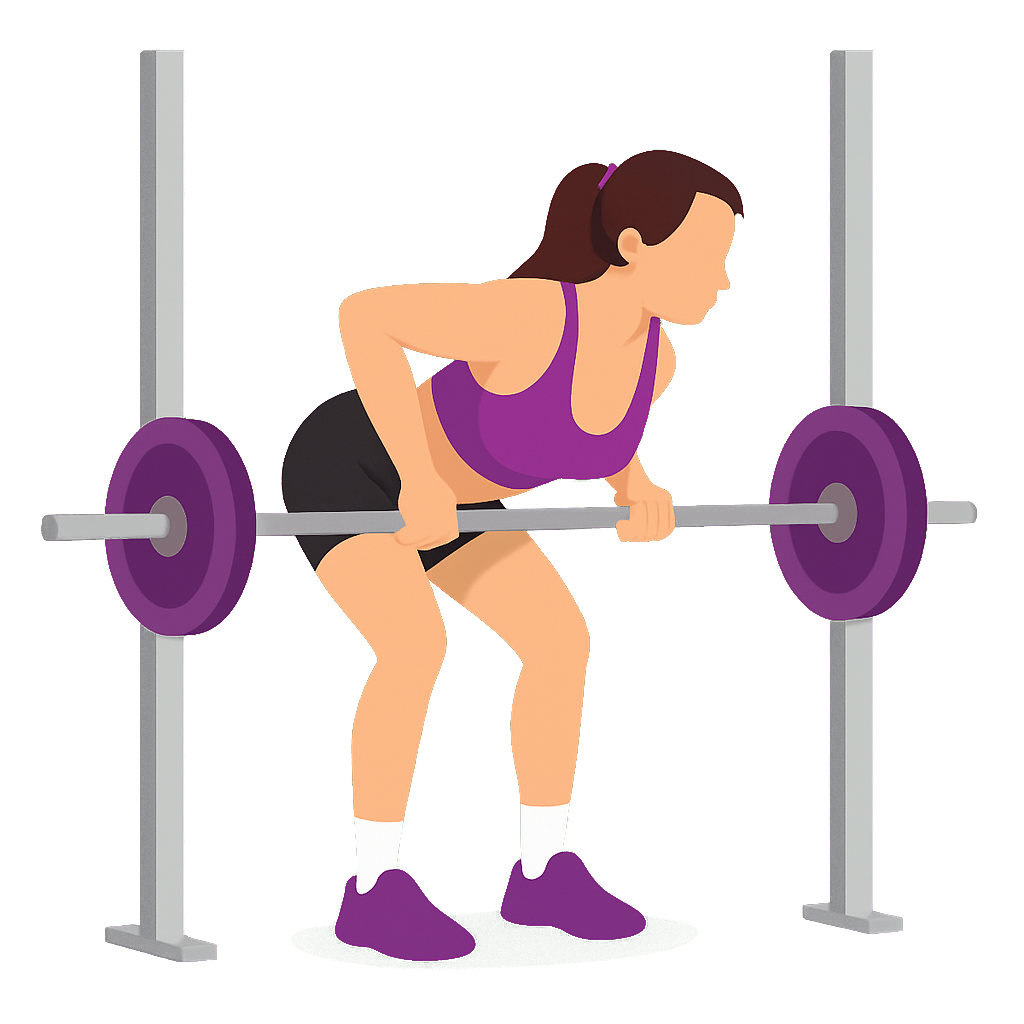 Illustration of the Smith Machine Bent Over Row