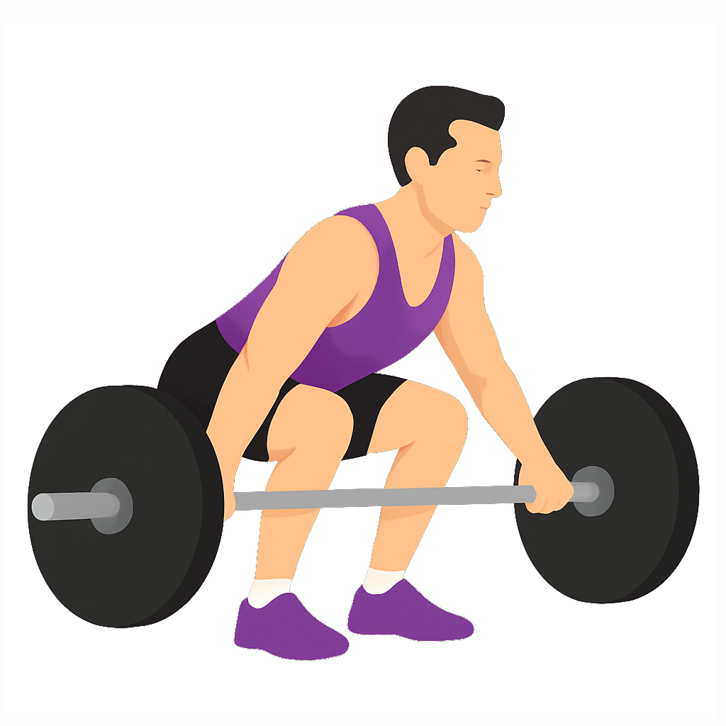 Illustration of the Snatch-grip Deadlift
