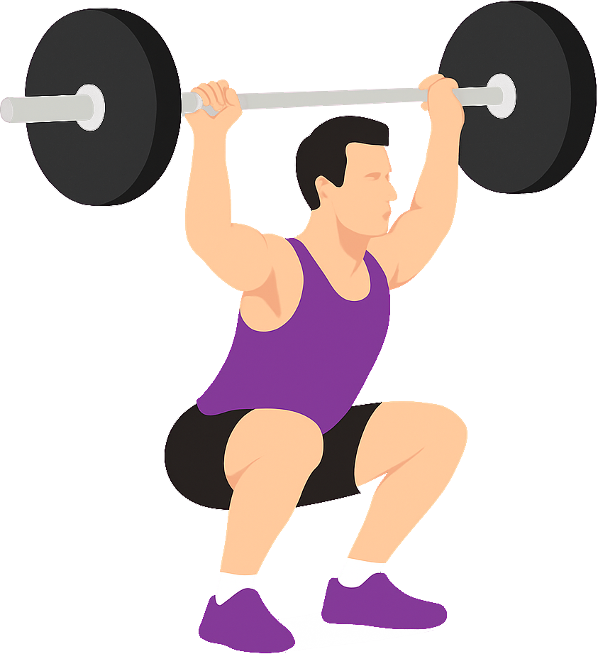 Illustration of the Barbell Sots Press