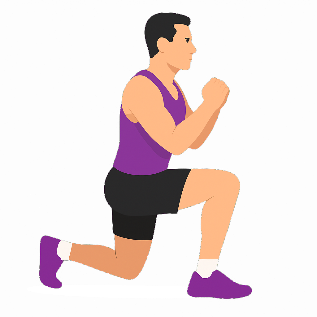 Illustration of the Split Squat Jump