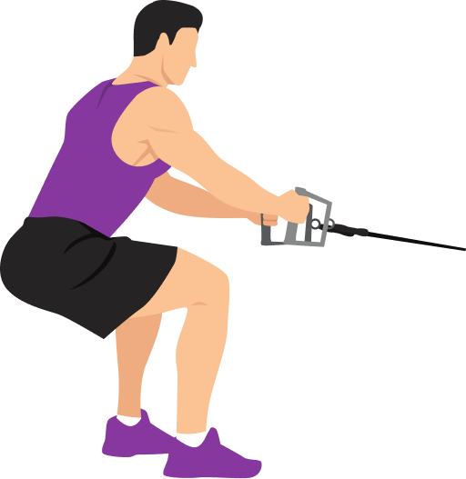 Illustration of the Squat Row