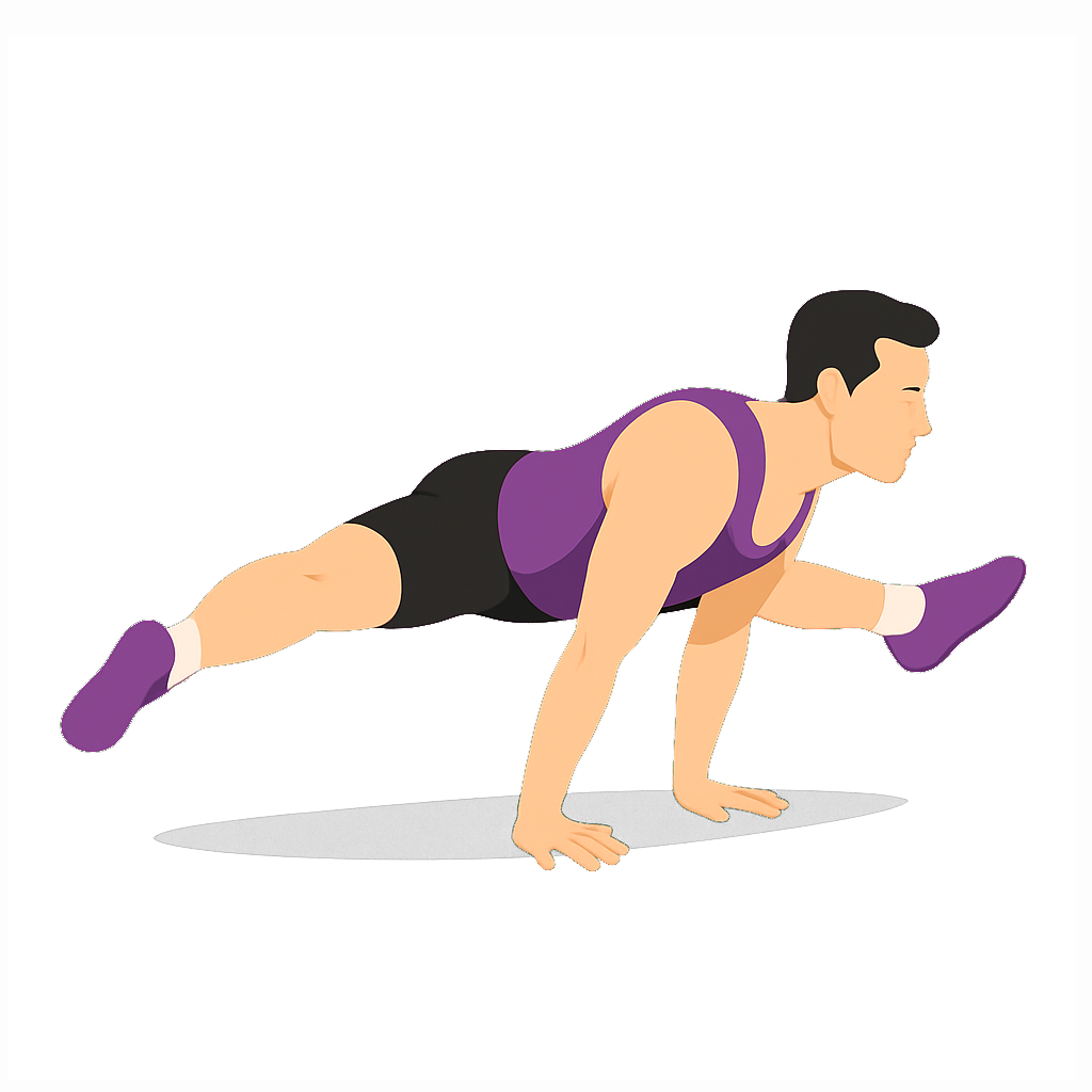 Illustration of the Straddle Planche