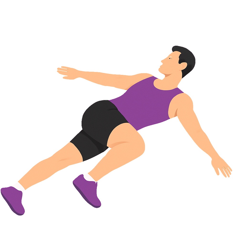 Illustration of the Supine Twist