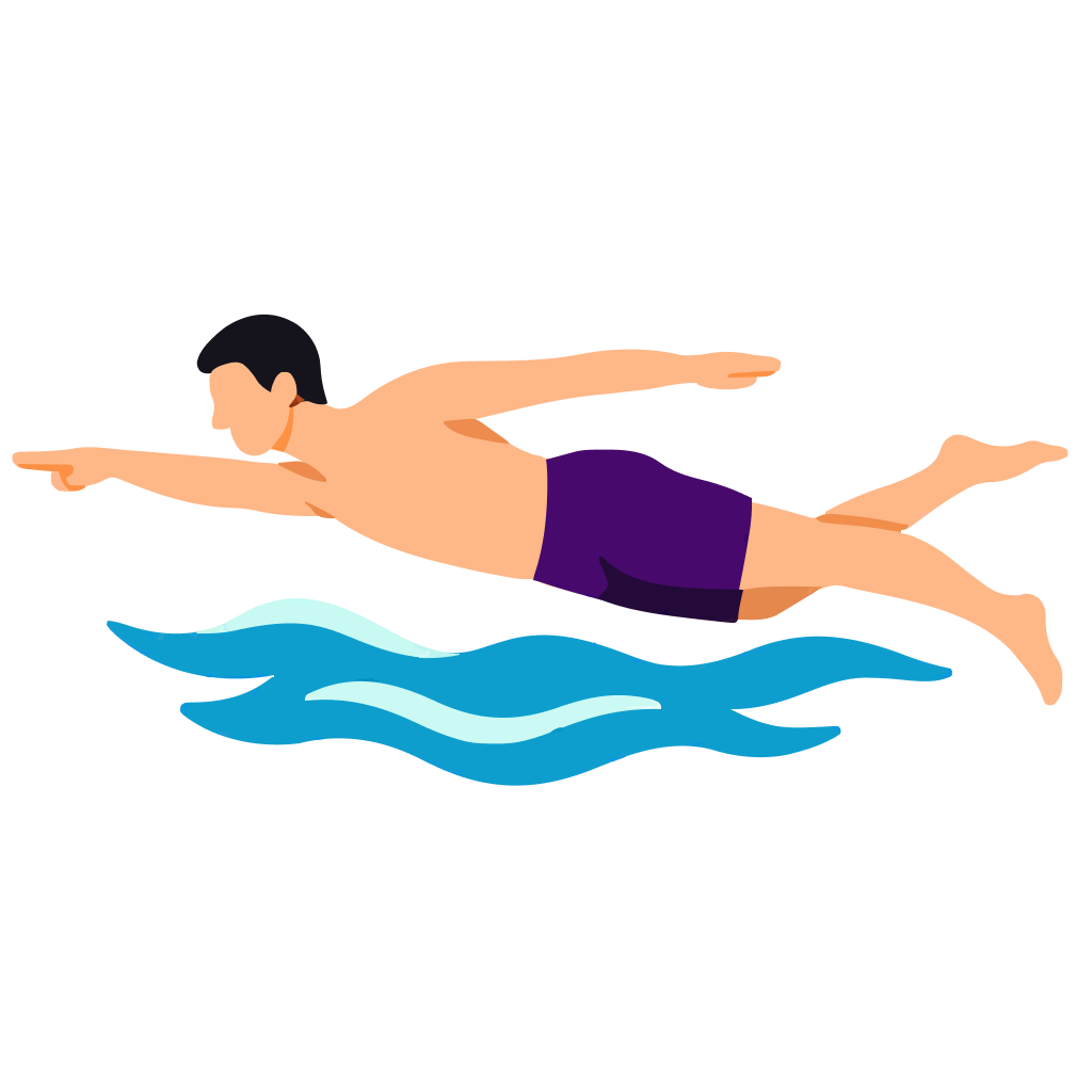 Illustration of the Swimming