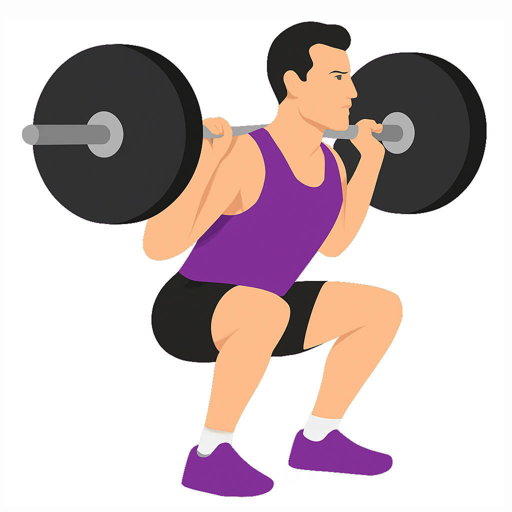 Illustration of the Tempo Squat