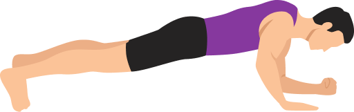 Illustration of the Up-down Plank