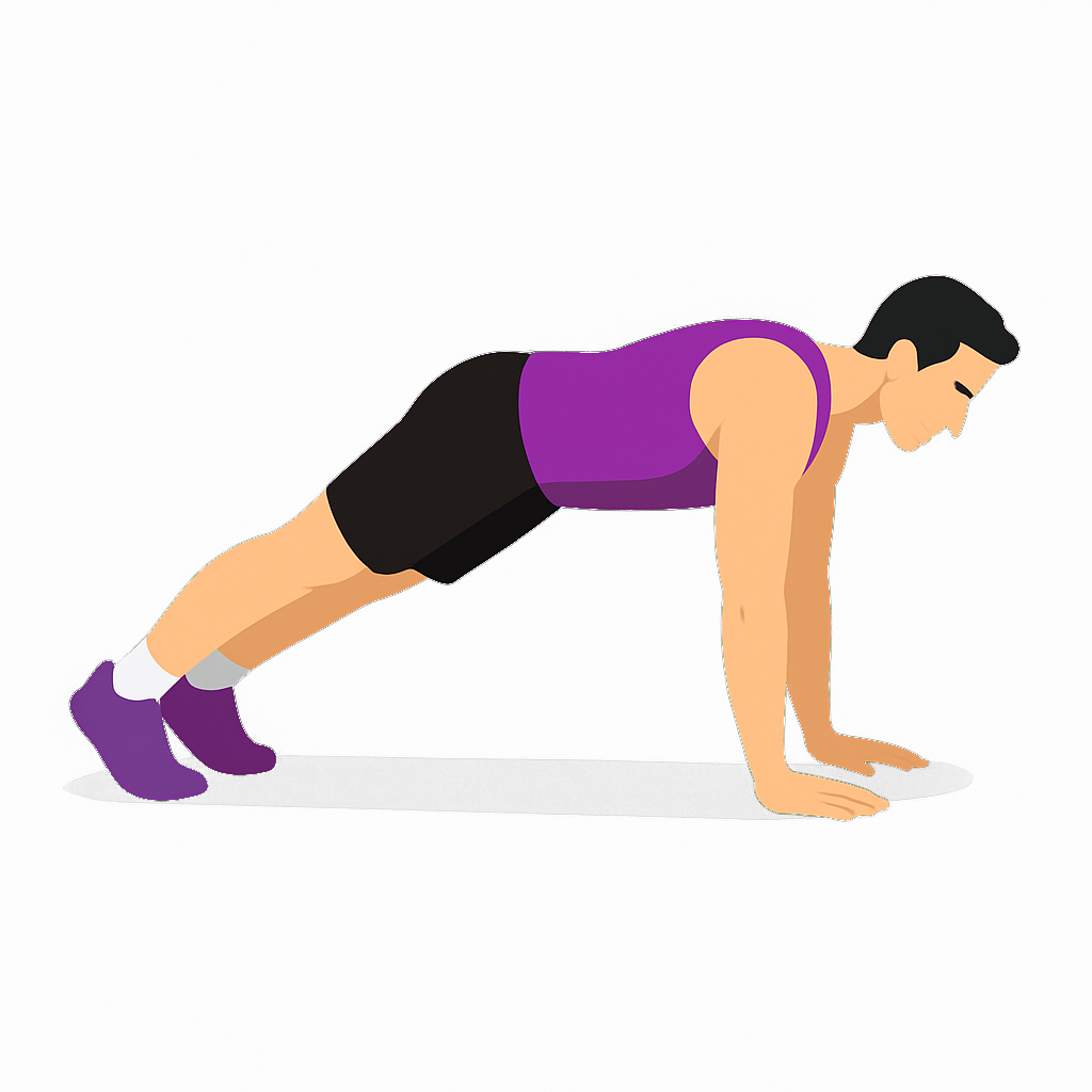Illustration of the Walk-out Plank